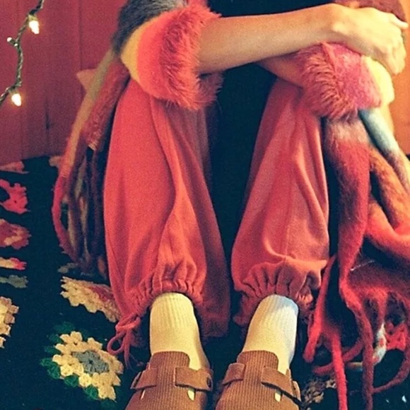 Birkenstock Boston Embossed Corduroy Clog Cork Brown Suede - Picture 9 of 10